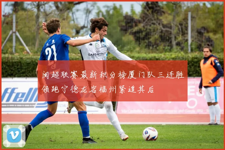 闽超联赛最新积分榜厦门队三连胜领跑宁德龙岩福州紧追其后